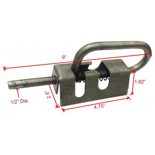Spring Loaded Trailer Gate Latch